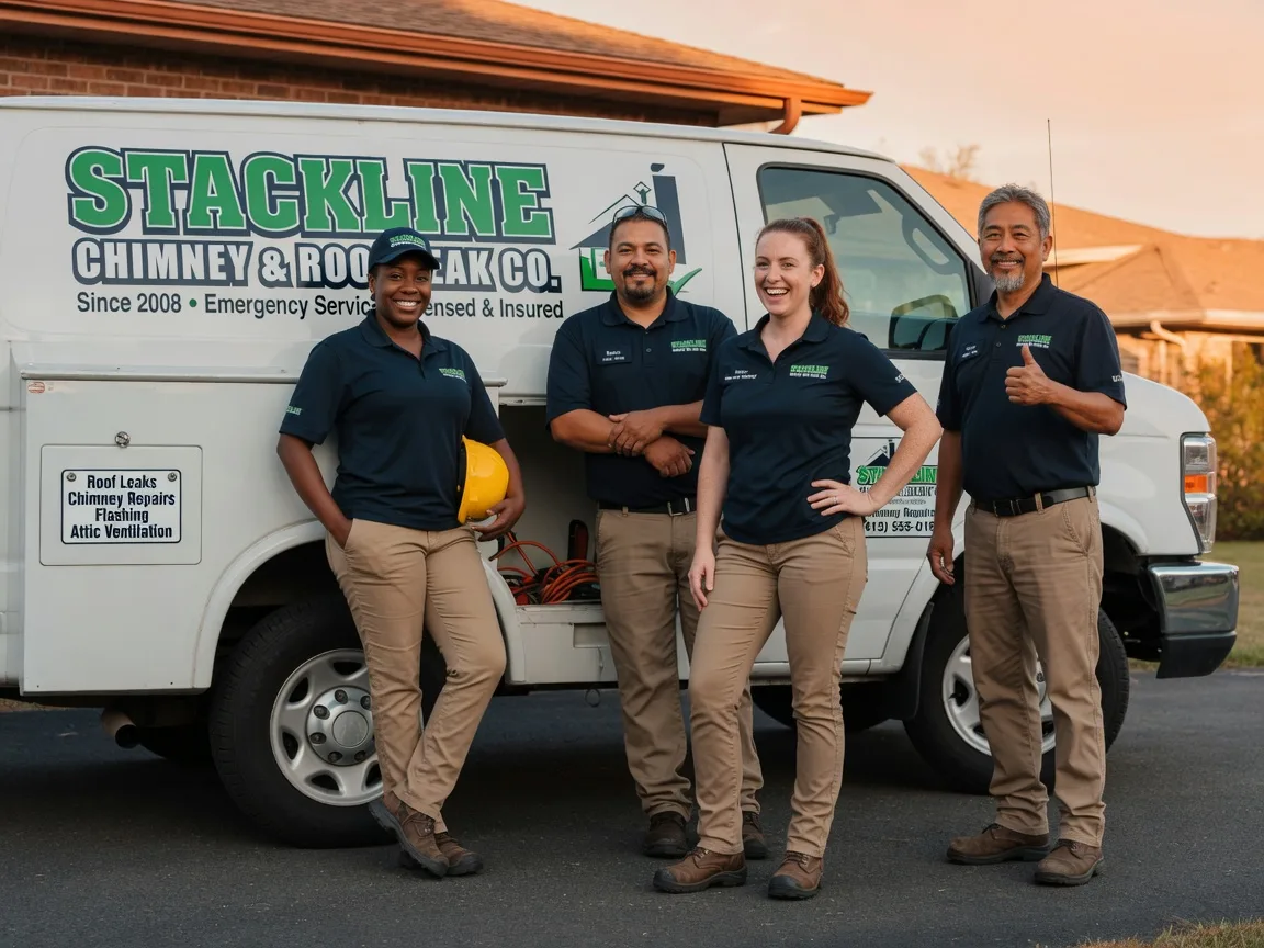 Chimney flashing repair company in Ridgecrest, NC